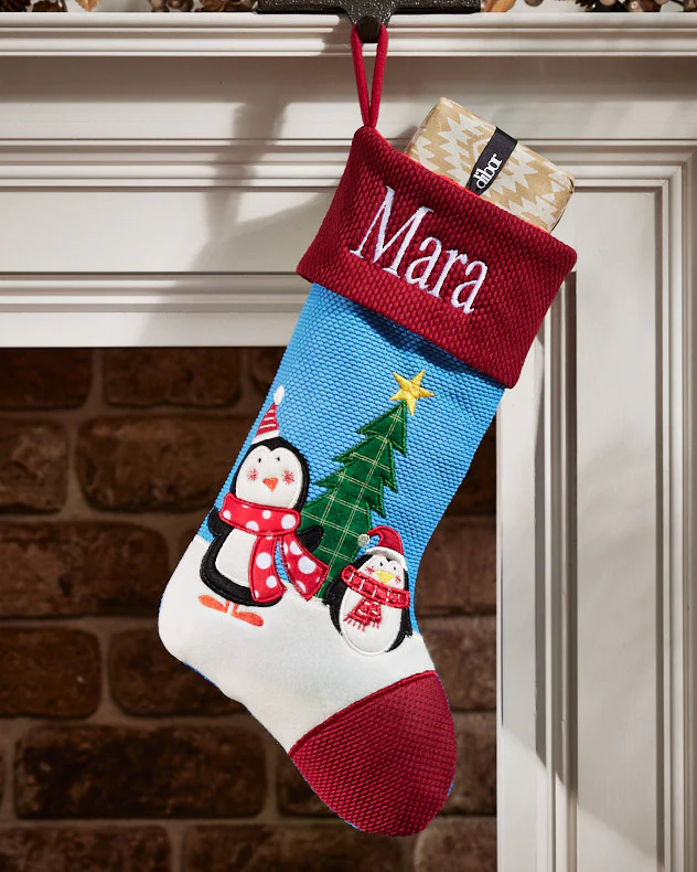 Personalised Penguin Christmas Stockings - Image 2