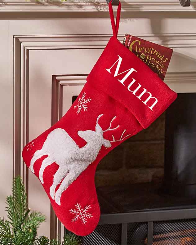 Personalised Jolly Red Christmas Stockings - Image 2