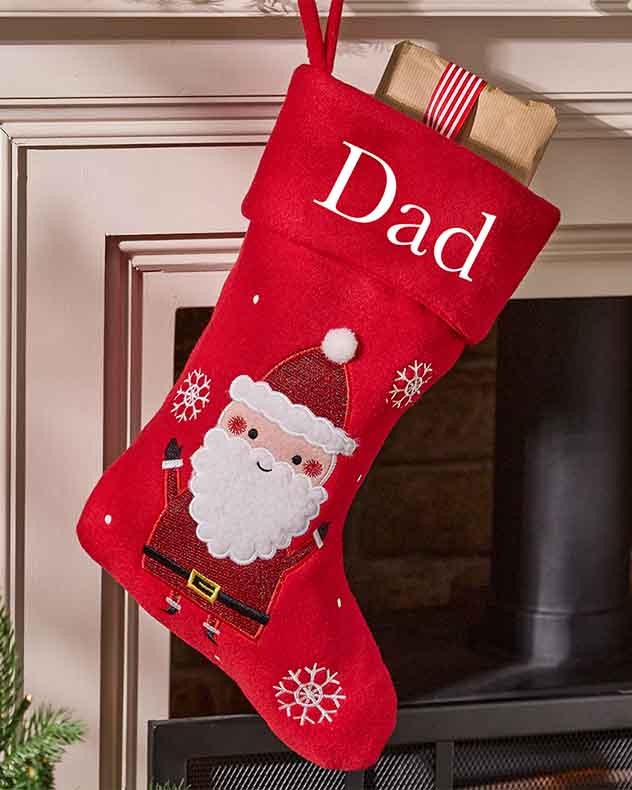 Personalised Jolly Red Christmas Stockings - Image 4