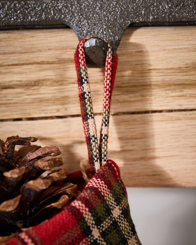Personalised Red Tartan Stocking - Image 5