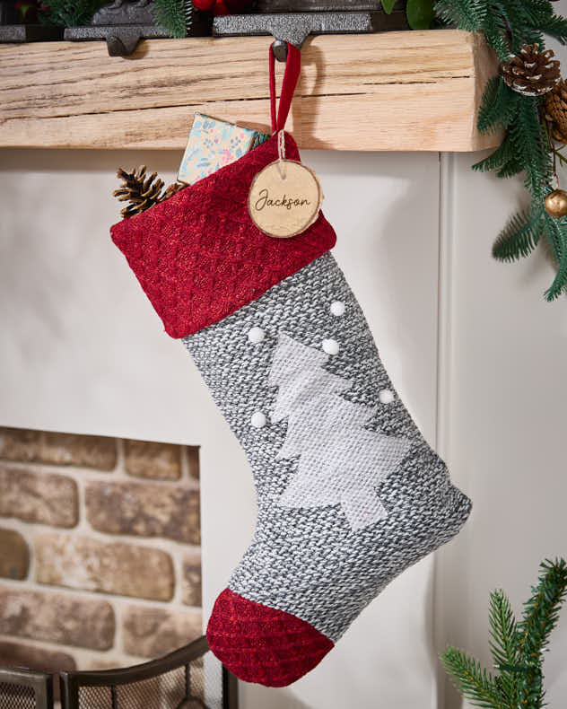 Personalised Chunky Knitted Stockings - Image 3