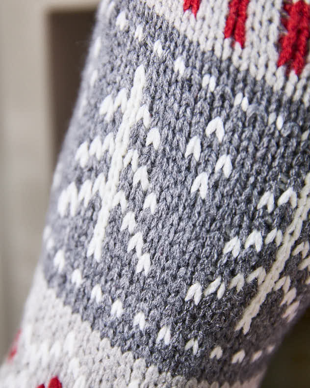 Personalised Fair Isle Knitted Stockings - Image 5