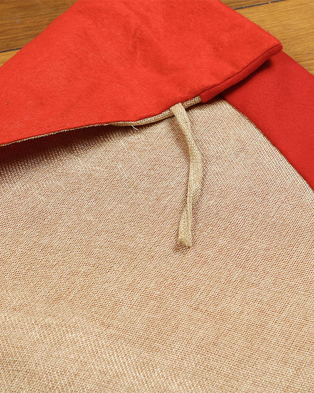 Personalised Red Festive Friends Tree Skirt - Image 3