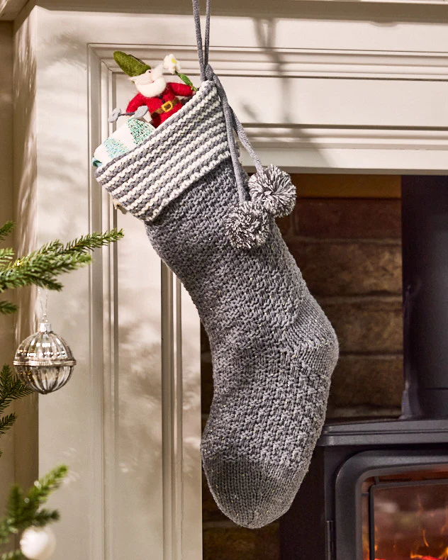 Personalised Chunky Knit Christmas Stockings - Image 3