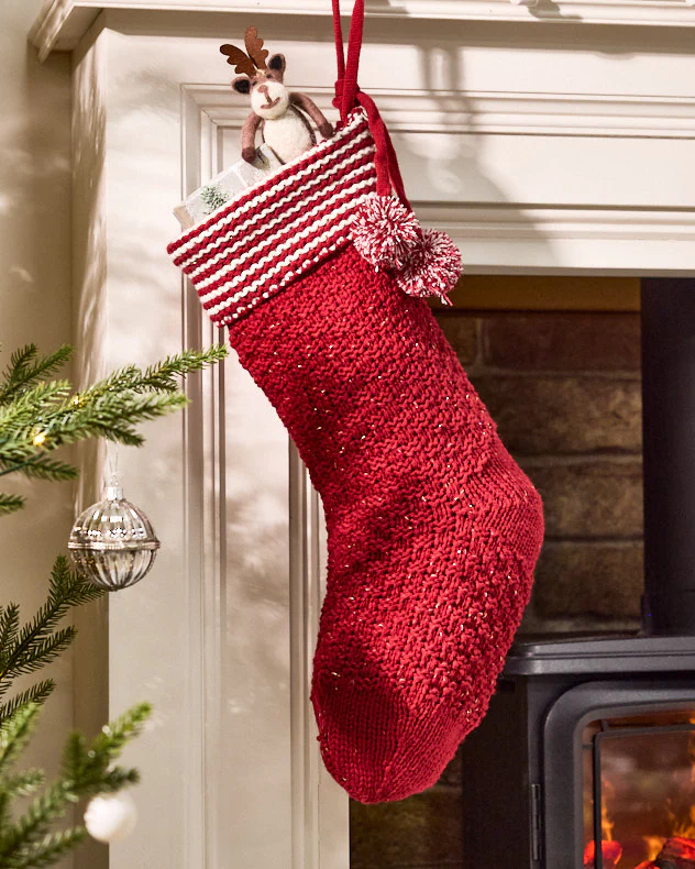 Personalised Chunky Knit Christmas Stockings - Image 4
