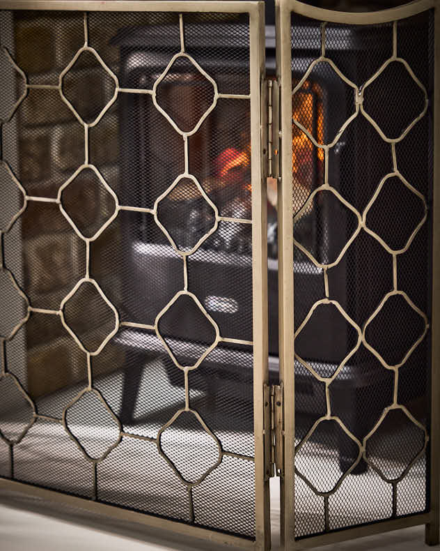 Pewter Marrakesh Fire Screen - Image 3