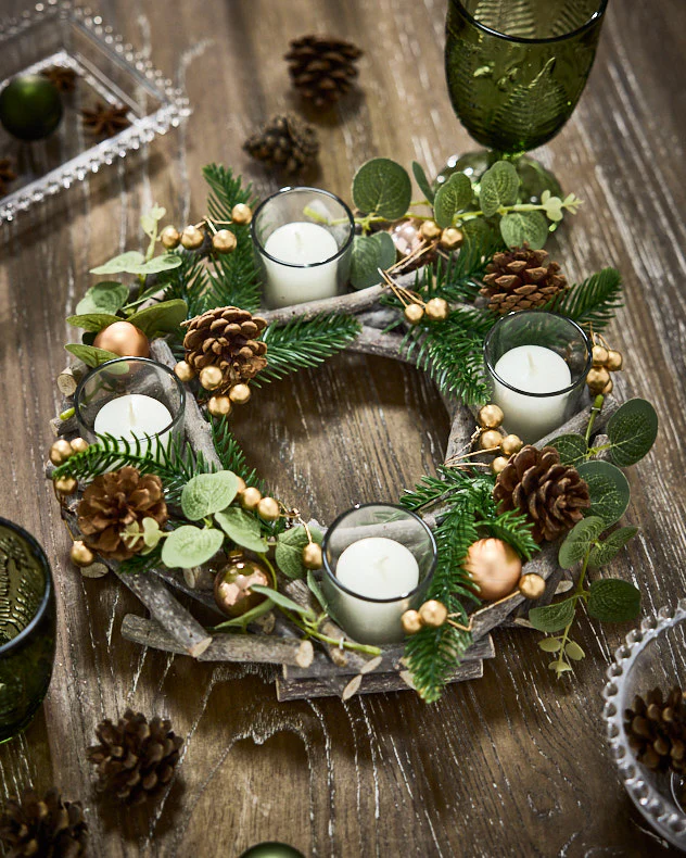 Pine Forest Tealight Centrepiece - Image 2