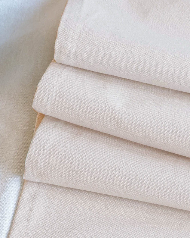 Plain Chambray Cotton Table Runner - Image 4