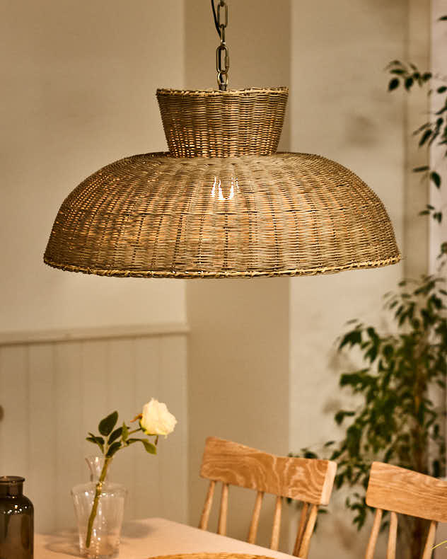 Rattan Ceiling Light - Image 3