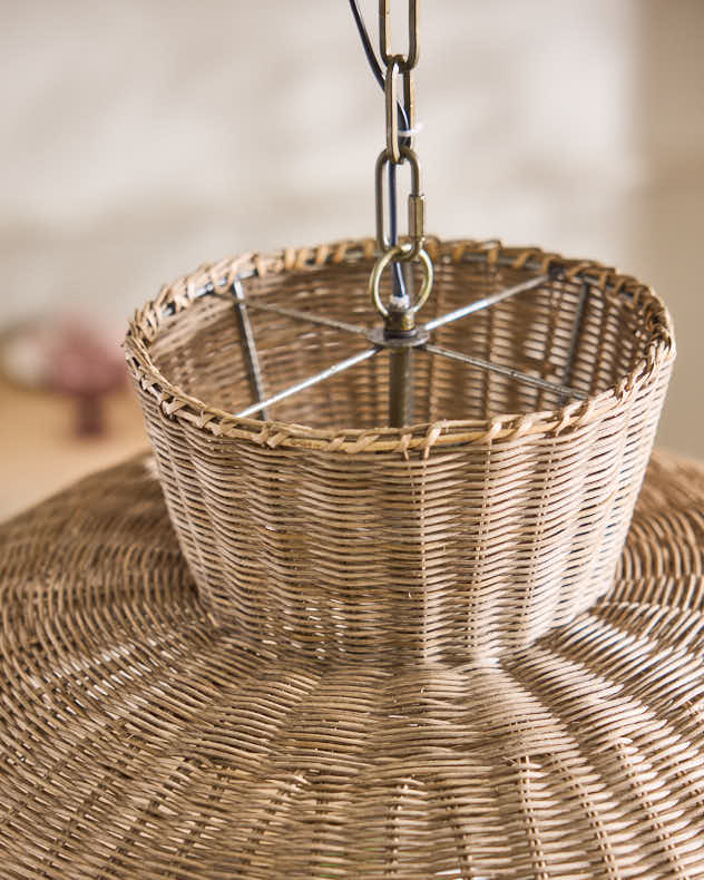 Rattan Ceiling Light - Image 4