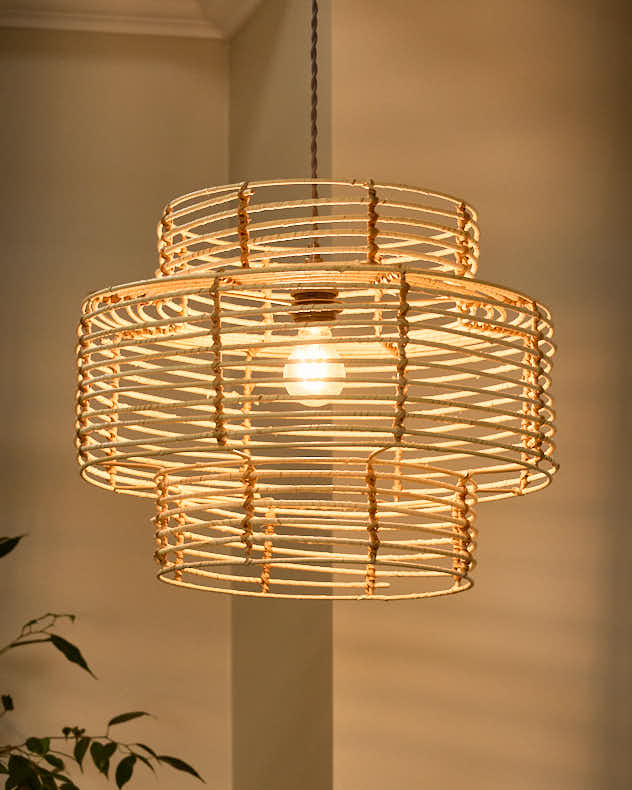 Rattan Easy Fit Ceiling Shade - Image 3