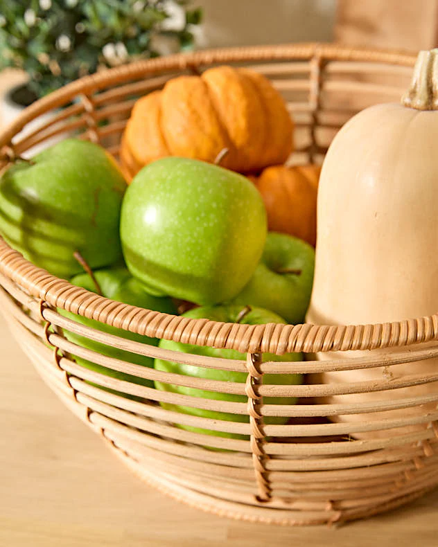 Rattan Fruit Bowl - Image 4
