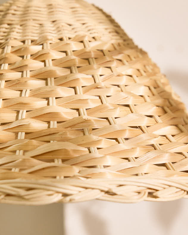 Rattan Two Tone Easy Fit Ceiling Shade - Image 4