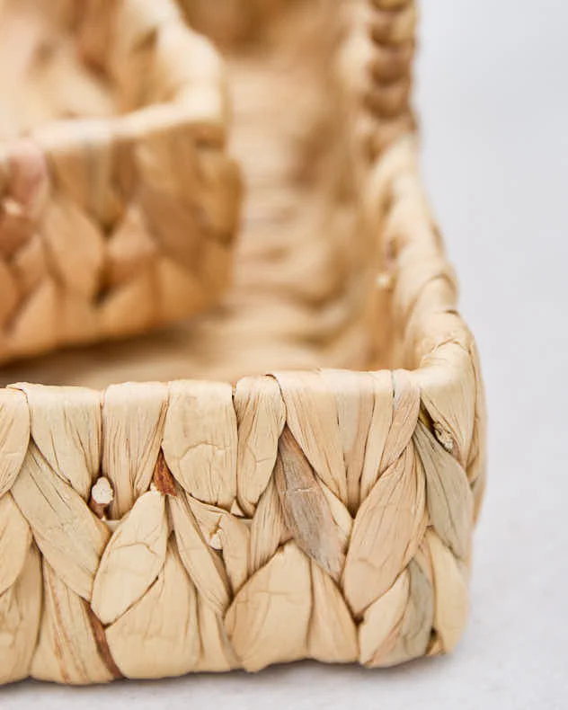 Rectangular Water Hyacinth Tray - Image 5