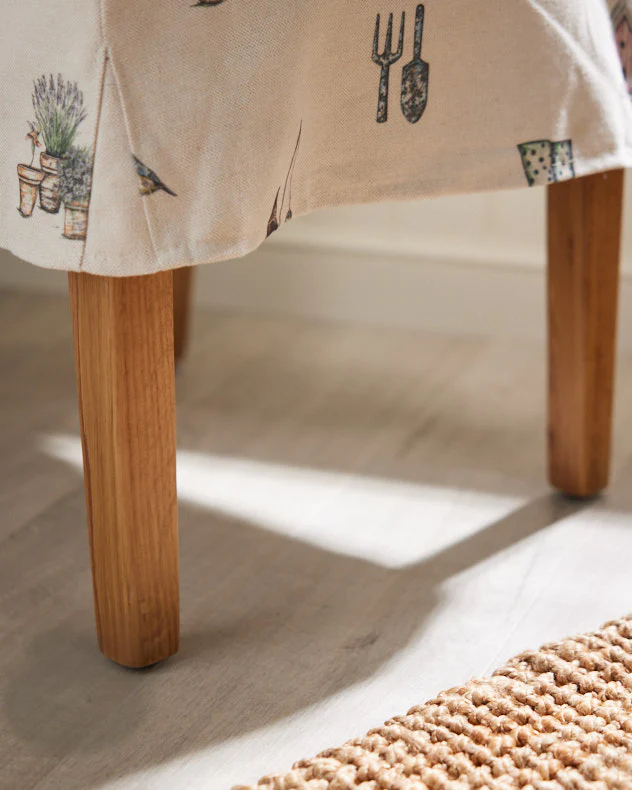 Set of 2 Country Print Dining Chairs - Image 3