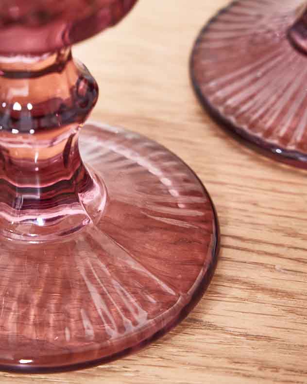 Rococo Pink Wine Goblet - Image 4