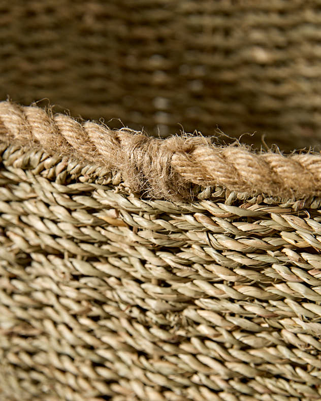 Rope Finish Seagrass Wall Baskets - Image 2
