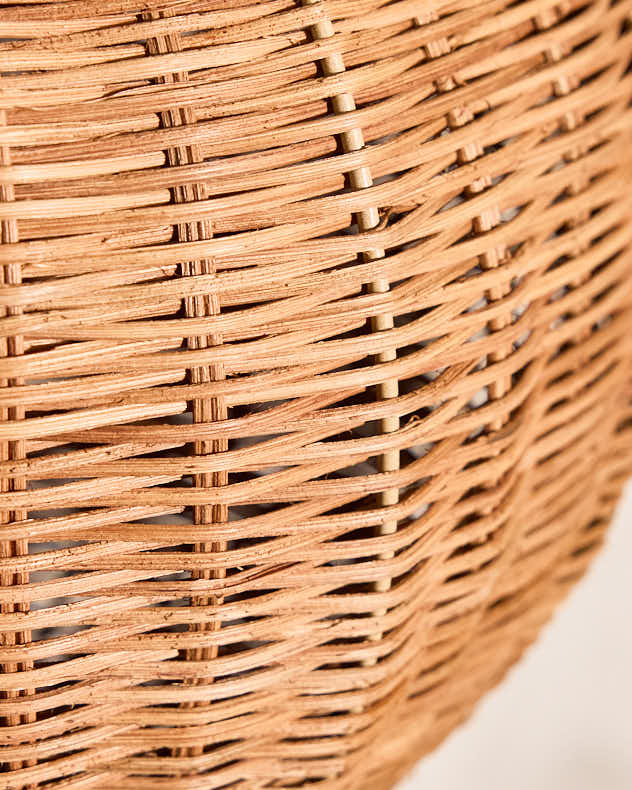 Roscoe Rattan Round Easy Fit Ceiling Shade - Image 4