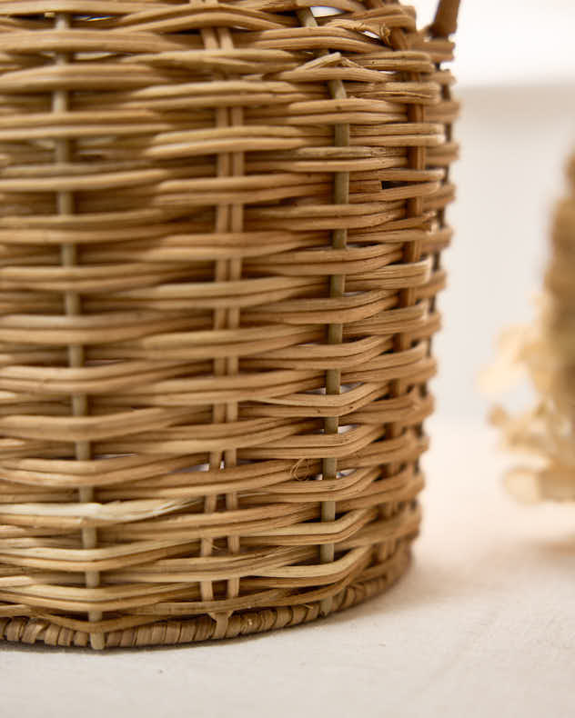 Roscoe Rattan Urn Vase - Image 2