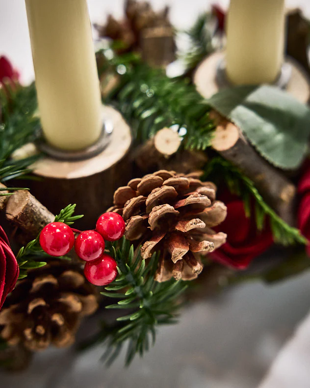 Rosy Woodland Candlestick Holder - Image 4