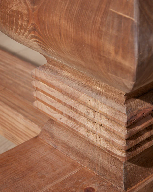 Reclaimed Elm Refectory Dining Table - Image 5