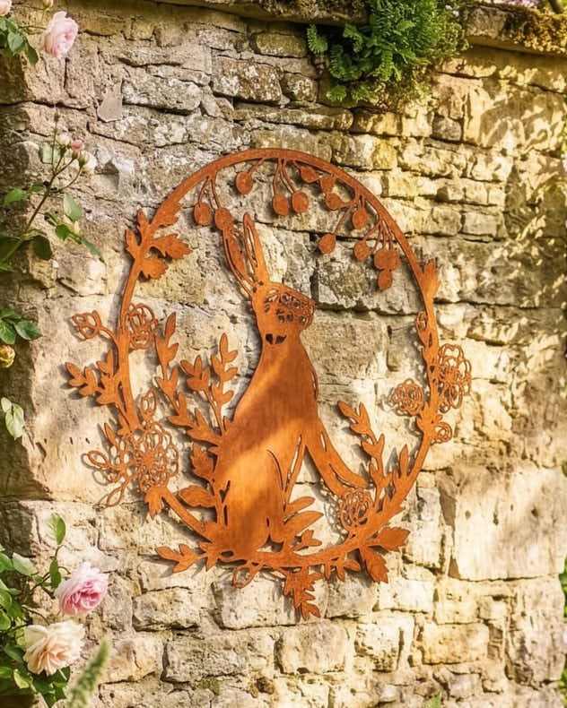 Rustic Hare Wall Decoration - Image 3
