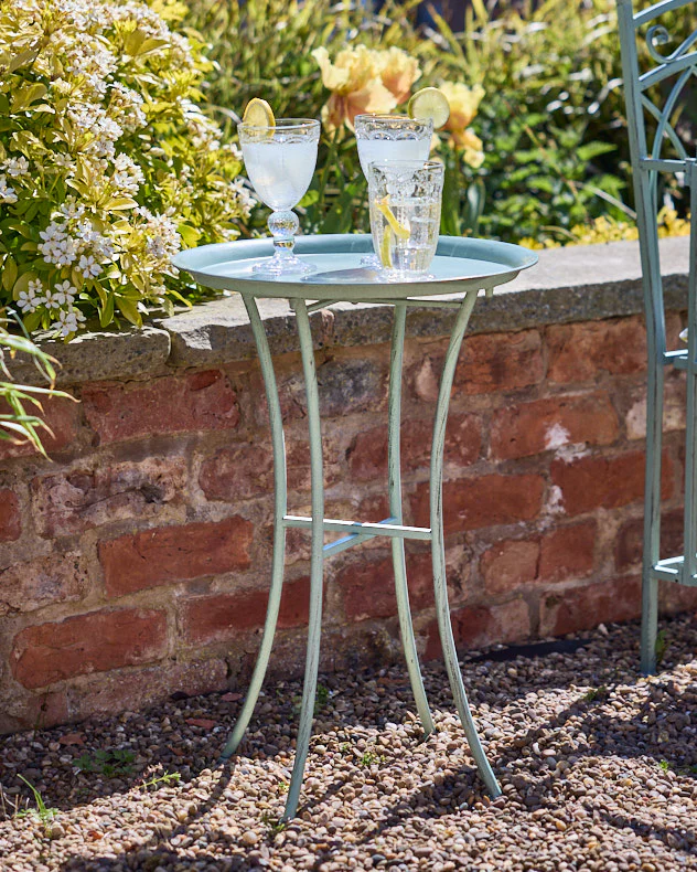 Sage Green Folding Butler Tray Table - Image 3