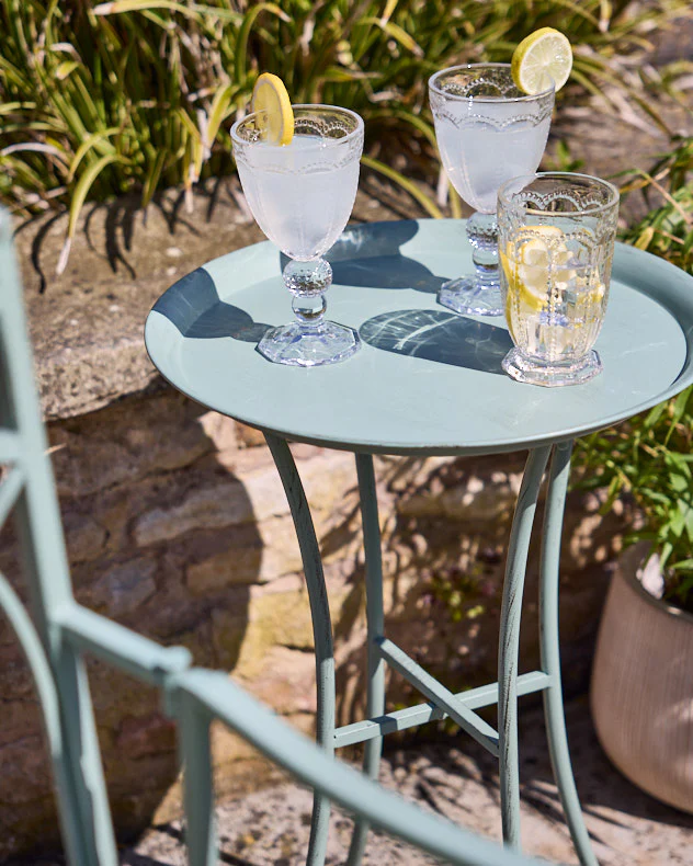 Sage Green Folding Butler Tray Table - Image 4