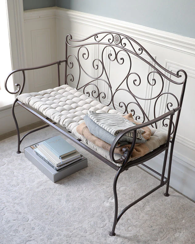 Saint-Cloud Quilted Indoor Bench Cushion - Image 6