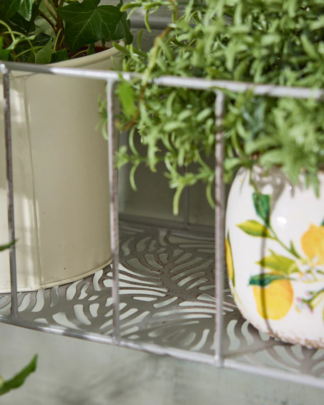 Set of 2 Arched Iron Wall Planters - Image 3