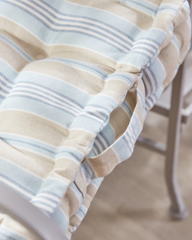 Set of Oxford Stripe Box Cushions - Image 4