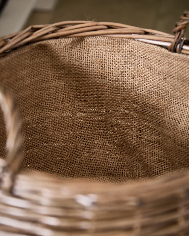 Set of 2 Delphi Wicker Log Baskets - Image 3