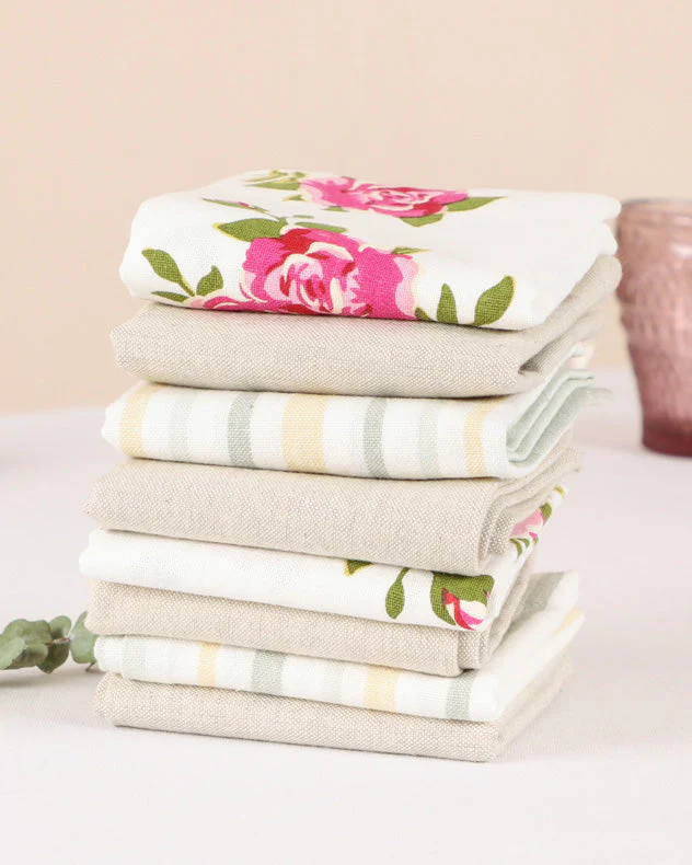 Set of 2 Helmsley Blush Cloth Napkins - Image 5