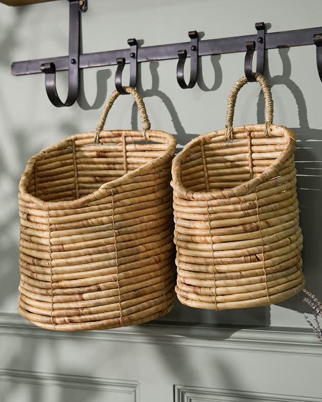 Set of 2 Long Wall Baskets - Image 2
