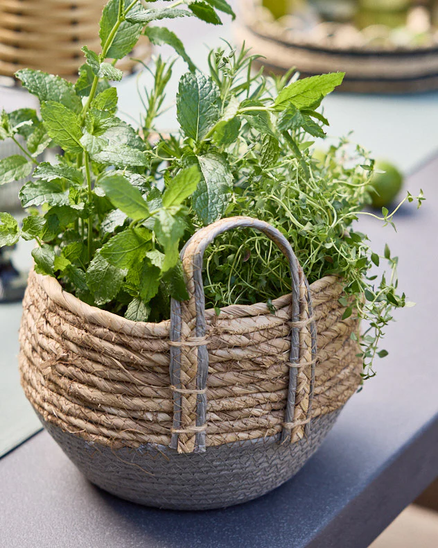 Set of 2 Natural Storage Baskets - Image 3