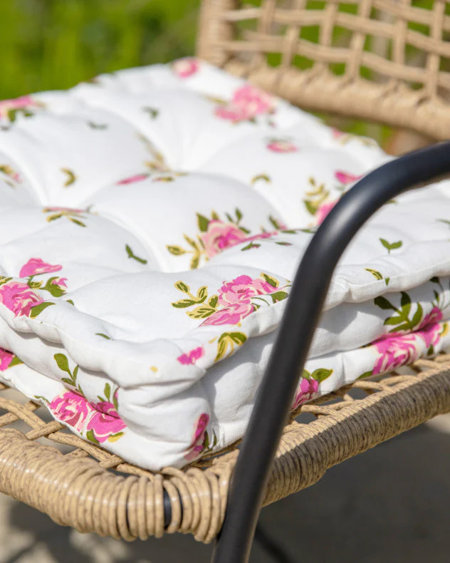Set of 2 Helmsley Blush Seat Pads - Image 3