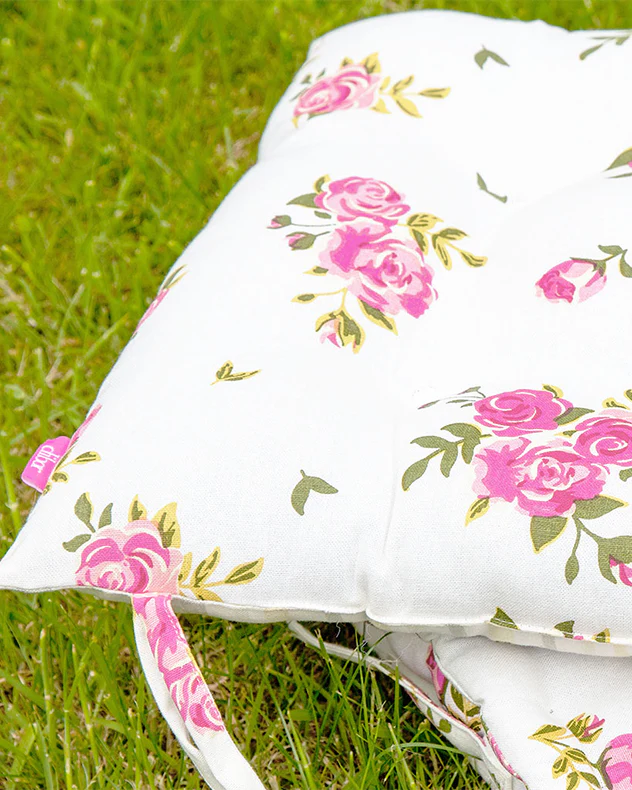 Set of 2 Helmsley Blush Garden Seat Pads - Image 2