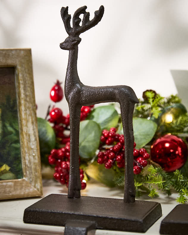 Set of 2 Reindeer Stocking Holders - Image 2