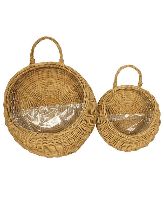 Set of 2 Round Wall Hanging Baskets - Image 5