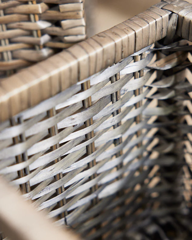 Set of 2 Wicker Storage Baskets - Image 3