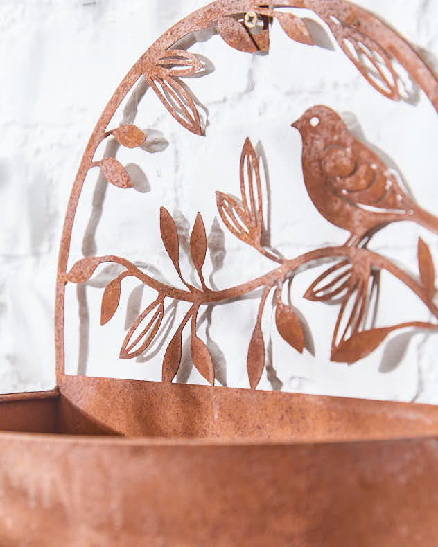 Set of 2 Woodland Bird Wall Planters - Image 5