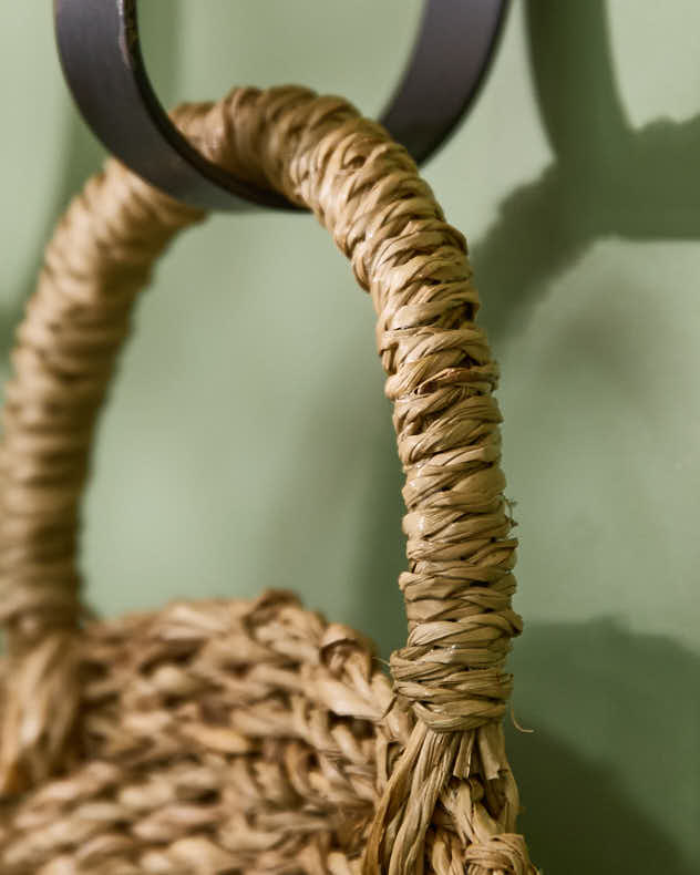 Set of 2 Woven Hanging Baskets - Image 5