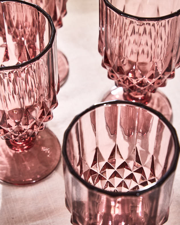 Amethyst Diamond Wine Goblet - Image 5
