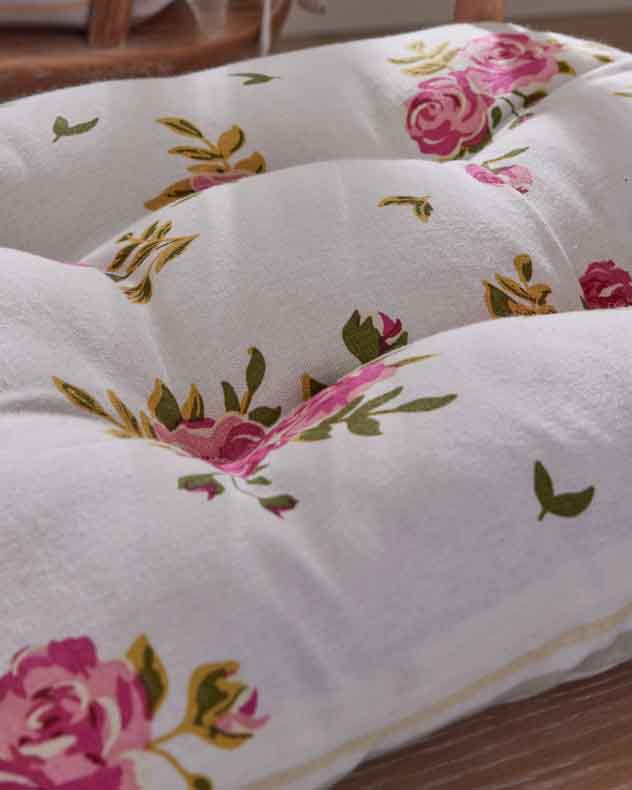 Set of 4 Helmsley Blush Seat Pads - Image 4
