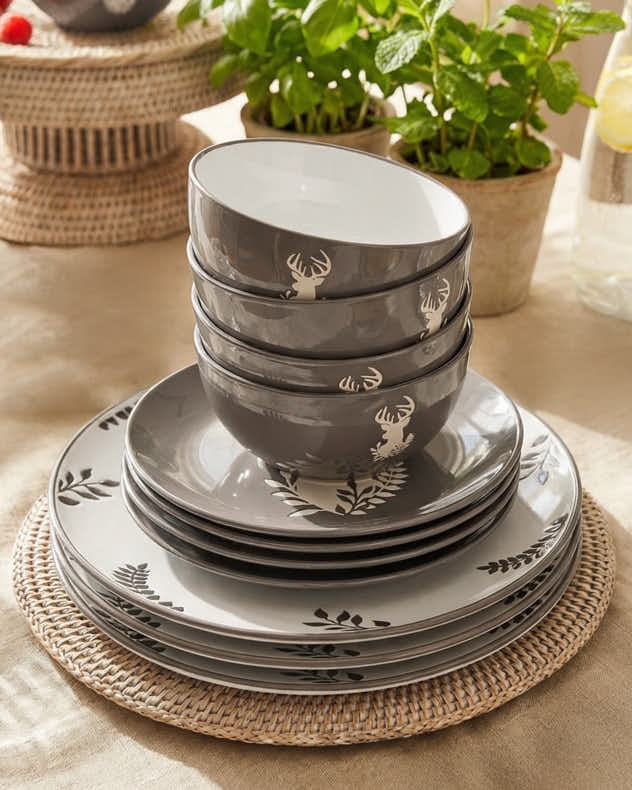 Grey Stag Side Plates - Image 4