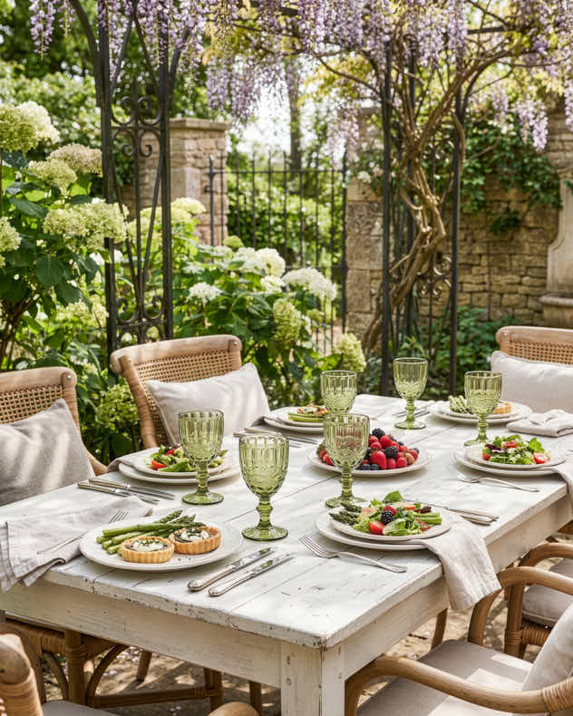 Set of Palazzo Green Wine Goblets - Image 3