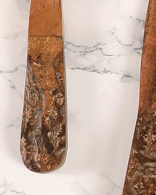 Set of Four Wooden Cheese Knives - Image 4