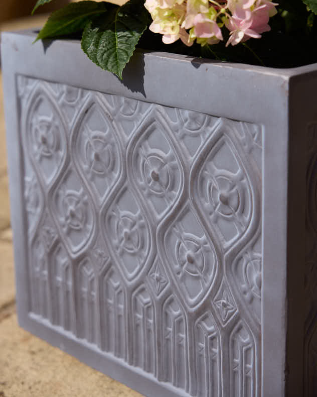 Siena Grey Embossed Planter Collection - Image 5