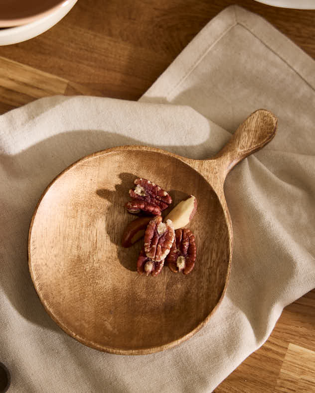 Small Natural Mango Wood Tray - Image 2