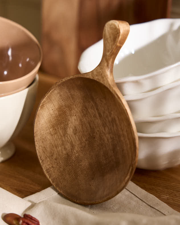 Small Natural Mango Wood Tray - Image 3